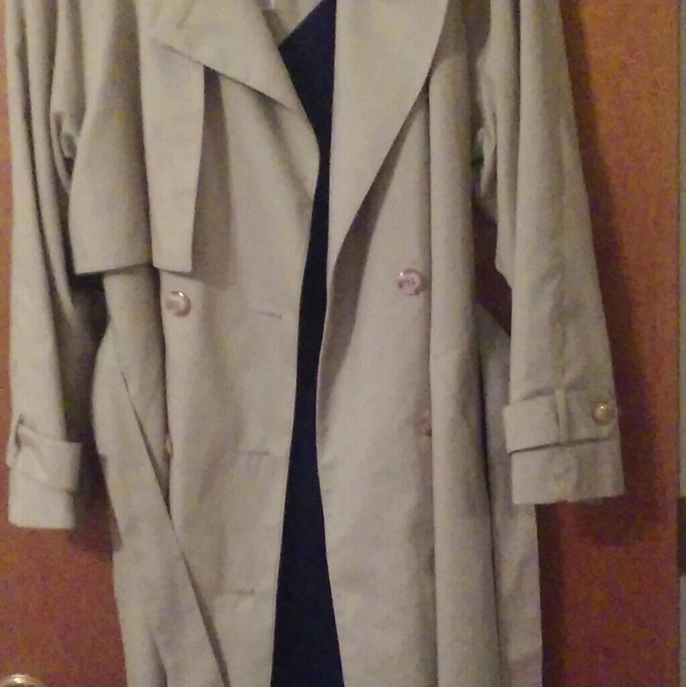 Long all weather dress coat with lining